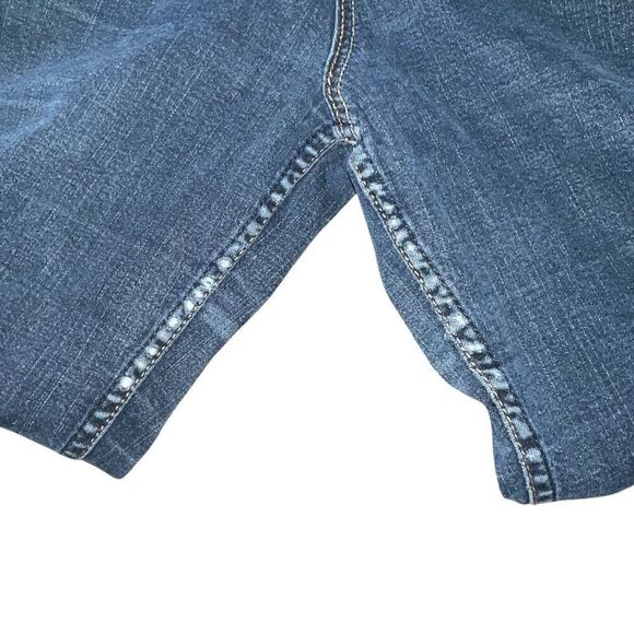 LEVI Blue At Waist Bootcut Jeans Size 12 Long - Picture 9 of 9